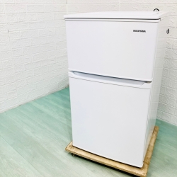 アイリスオーヤマ 2ドア冷蔵庫 IRSD-9B-W 2022年製