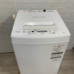 東芝 洗濯機 一人暮らし 4.5kg 小型 2019年製 AW-45M7